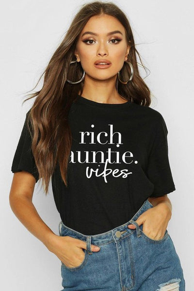 Iscah Looks Material Girl T-Shirt-*FINAL Sale Medium / Black