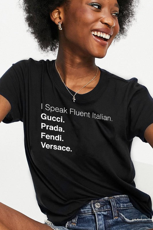 I Italian T-shirt-*FINAL SALE